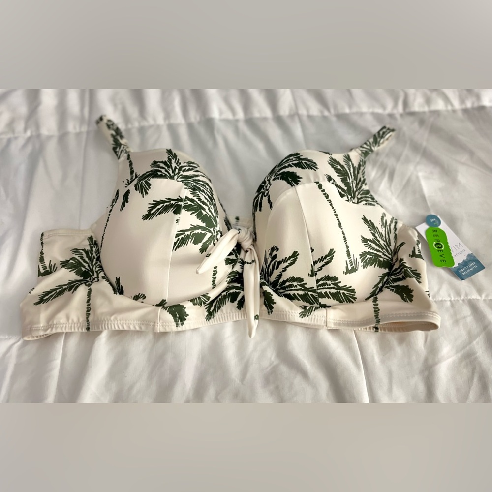 Lane Bryant “Sugar Palm” bikini top in size 44C, 42C, and 38C swimsuit ::NWT::
